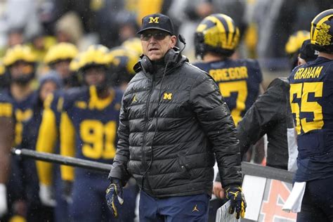 NCAA investigating allegations of sign-stealing by Michigan. Harbaugh denies knowledge, involvement